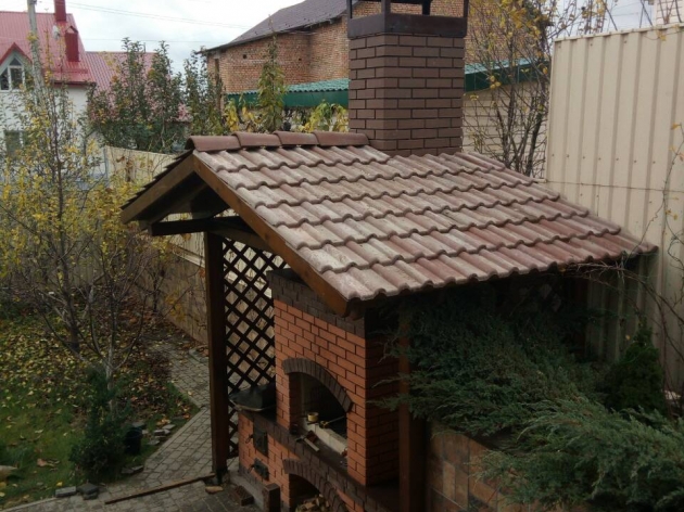 Навіс над барбекю