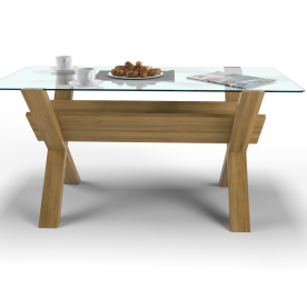 Coffee Table X Glass