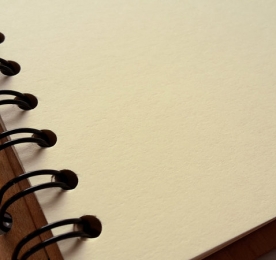 WOODEN NOTE BOOK OF A5 FORMAT