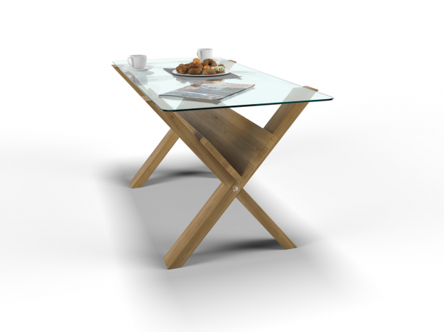 Coffee Table X Glass